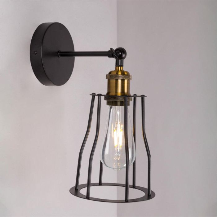 SKD-W1000 Aplique de Pared Artux de Metal Estilo Industrial Retro para Bombillas LED Filamento - Iluminación Interior, Hogar y Negocio 0 SKD-W1000 Aplique de Pared Artux de Metal Estilo Industrial Retro para Bombillas LED Filamento - Iluminación Interior, Hogar y Negocio 0