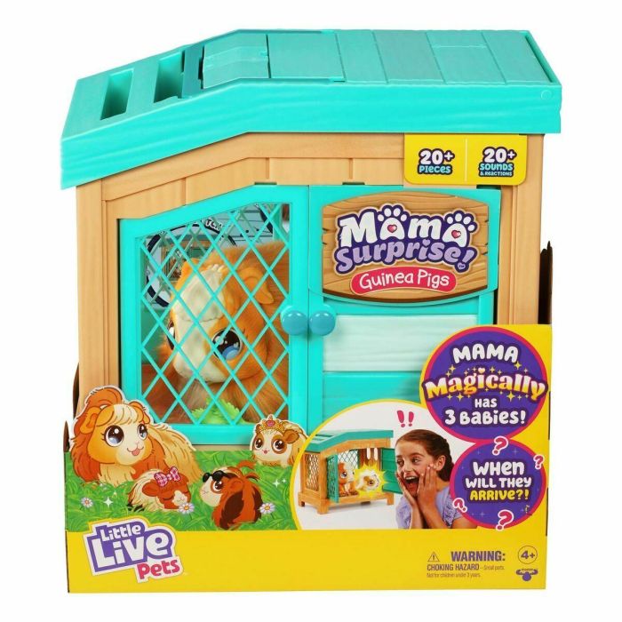 Moose Toys Little Live Pets Mama Sorpresa - Juguete Interactivo: Conejillo de Indias Mágico con Crías Sorpresa 1 Moose Toys Little Live Pets Mama Sorpresa - Juguete Interactivo: Conejillo de Indias Mágico con Crías Sorpresa 1