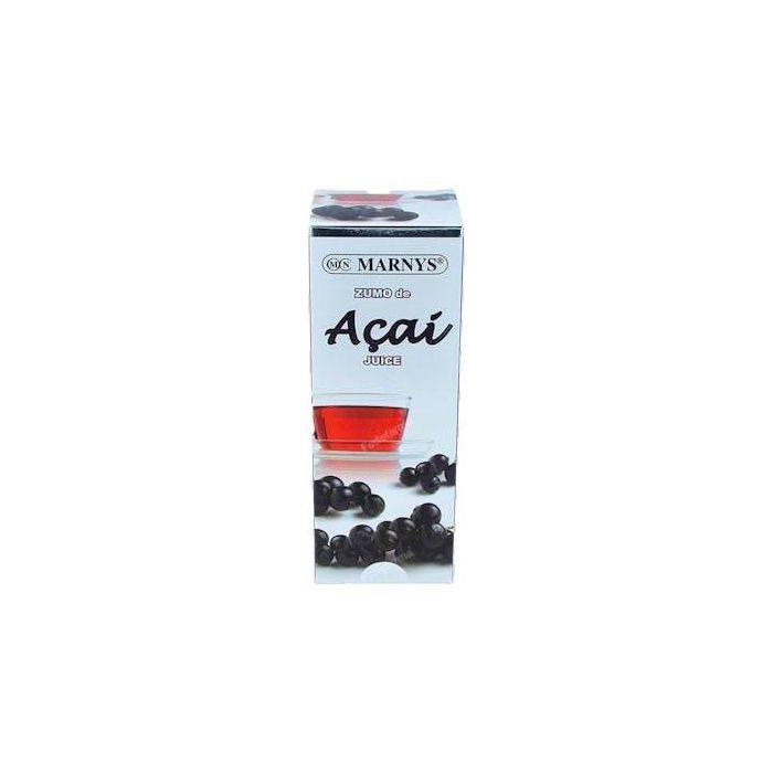 MARNYS Zumo de Açaí 500ml, concentrado con antioxidantes naturales, ideal para tomar solo o mezclado