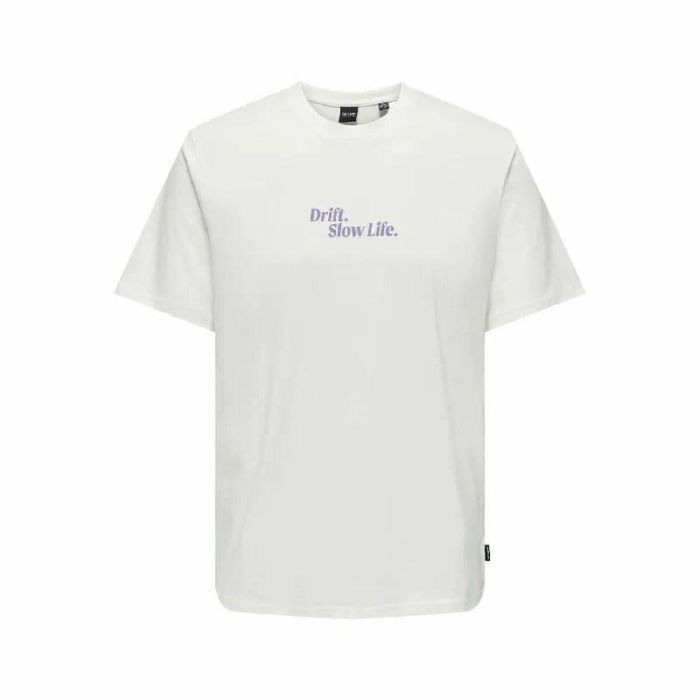 Camiseta de Manga Corta Hombre Only & Sons Onskye Reg Blanco M 0 Camiseta de Manga Corta Hombre Only & Sons Onskye Reg Blanco M 0