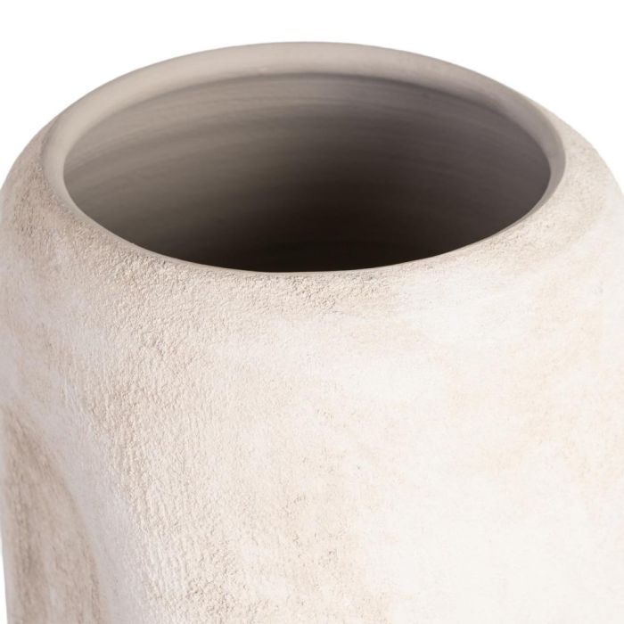 Jarrón Crema Cerámica Decoración 18 X 18 X 60 cm