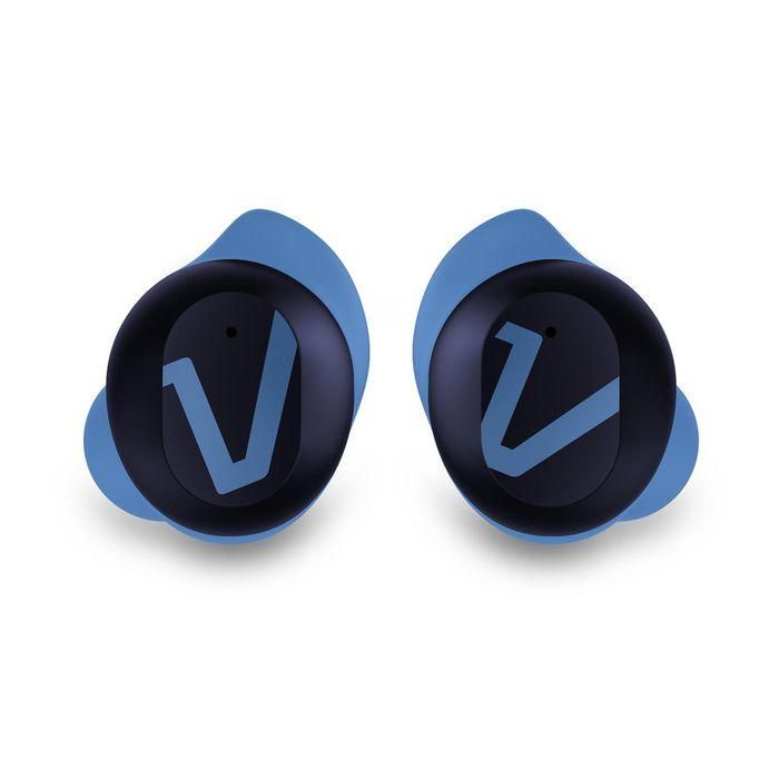 Veho RHOX Auriculares Inalámbricos True Wireless Azul Eléctrico, IPX5 Resistentes al Agua, Bluetooth 5.1 con Estuche de Carga