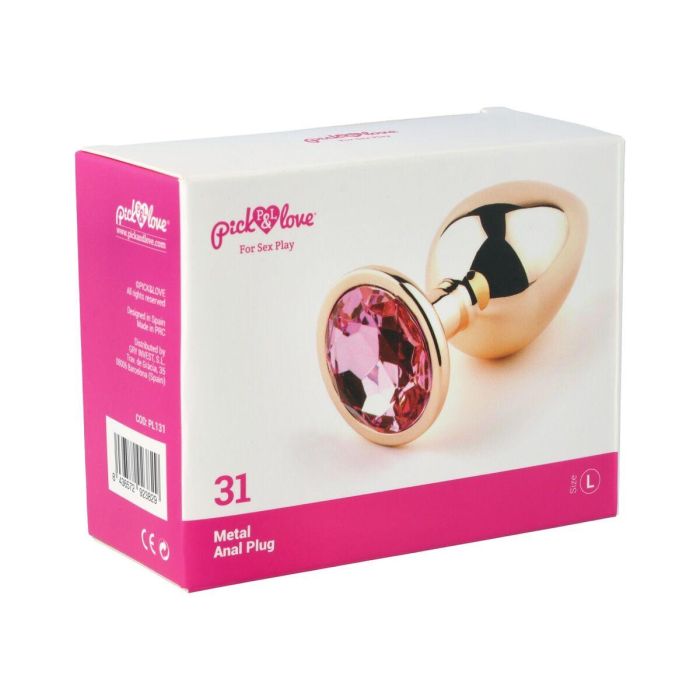 Plug Anal Pick&Love Nº 31 Dorado (9,5 cm)