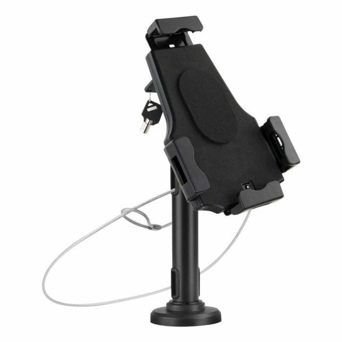 TooQ TQTDS0812 Soporte Antirrobo de Mesa/Pared para Smartphone/Tablet 7.9"-10.5" Ajustable Profesional Negro