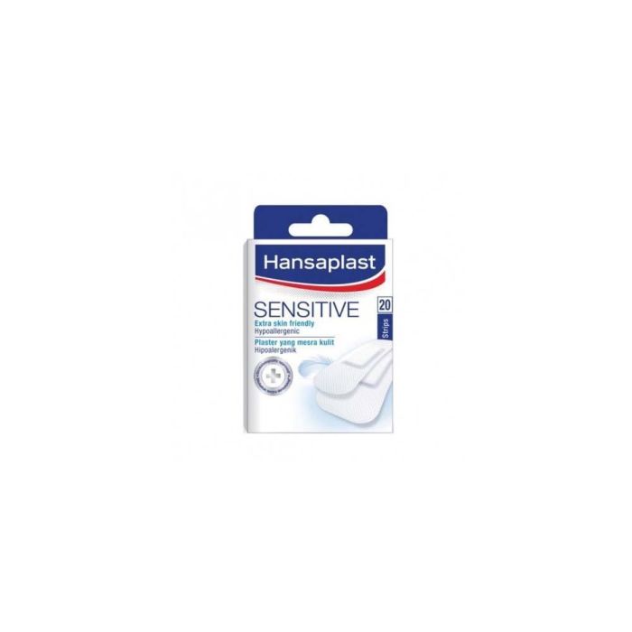 Hansaplast Sensitive, apósitos para pieles sensibles, 20 unidades