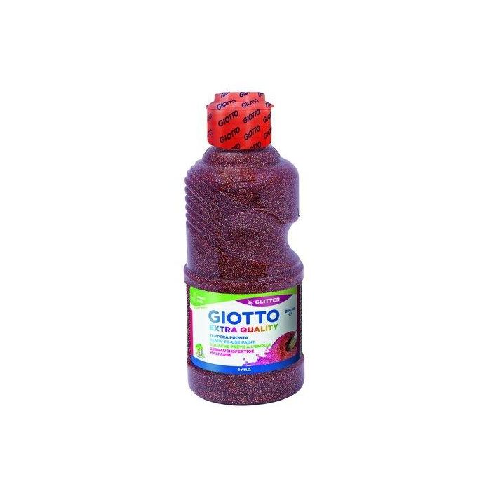 Tempera Giotto Liquida Glitter 250 Ml (Botella) Bronce