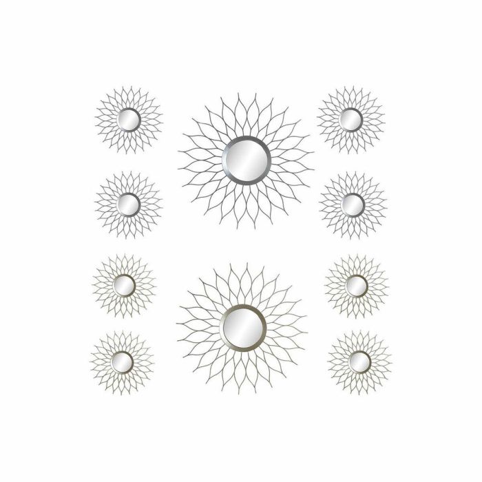 Espejo de pared DKD Home Decor Polipropileno (PP) (2 pcs) (5 pcs) Espejo de pared DKD Home Decor Polipropileno (PP) (2 pcs) (5 pcs)