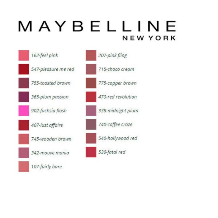 Pintalabios Color Sensational Maybelline 2