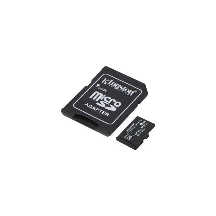 Kingston SDCIT2/8GB Tarjeta MicroSDHC UHS-I Clase 10, U3, V30, A1 de 8 GB 1