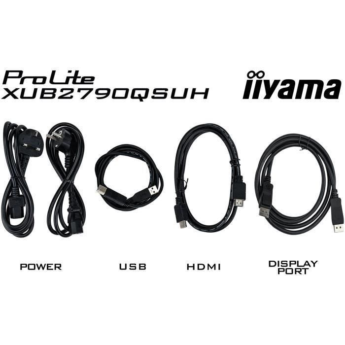 Monitor para PC - IIYAMA - XUB2790QSUH-B1 - 27 QHD - IPS - 100Hz - 0.4ms - USB-C - Soporte ajustable 2 Monitor para PC - IIYAMA - XUB2790QSUH-B1 - 27 QHD - IPS - 100Hz - 0.4ms - USB-C - Soporte ajustable 2