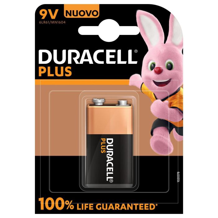 Duracell Plus 100 Single-Use Battery 9V Alkaline Duracell Plus 100 Single-Use Battery 9V Alkaline