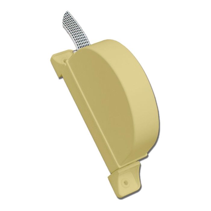 Edm Recogedor exterior abatible Pr02 14 mm Marfil, 175 x 32 x 120 mm