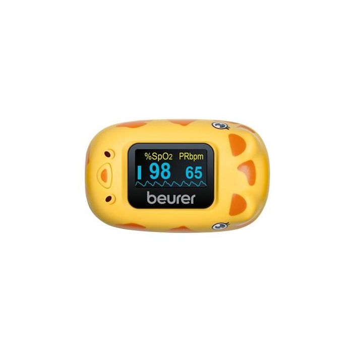 Beurer PO-13 Kids Pulsioxímetro Infantil con Diseño de Jirafa, Medición de Oxígeno en Sangre y Frecuencia Cardíaca Beurer PO-13 Kids Pulsioxímetro Infantil con Diseño de Jirafa, Medición de Oxígeno en Sangre y Frecuencia Cardíaca