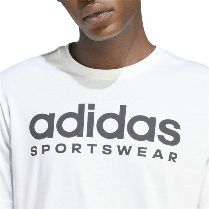 Camiseta de Manga Corta Hombre Adidas Spw Blanco 2 Camiseta de Manga Corta Hombre Adidas Spw Blanco 2