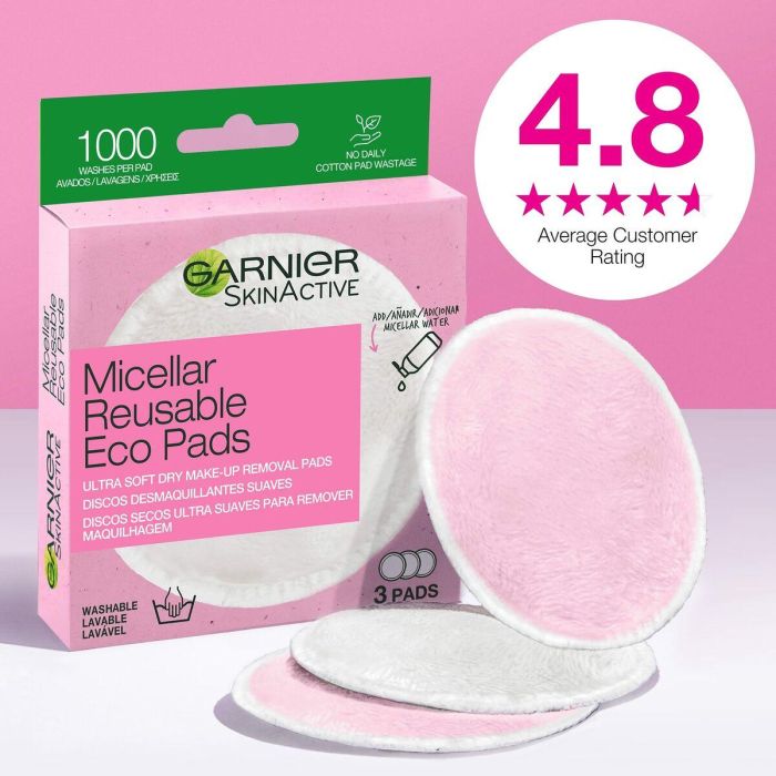 Discos Desmaquillantes Garnier Skinactive Lavable 2
