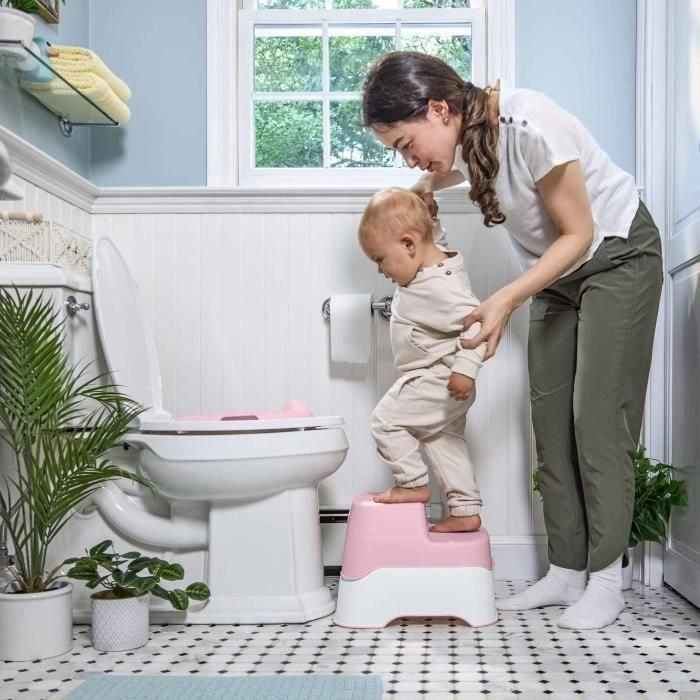 Ingenuity ING0074451171435 Taburete y orinal con cuenco extraíble, antideslizante y asiento ergonómico, rosa 3 Ingenuity ING0074451171435 Taburete y orinal con cuenco extraíble, antideslizante y asiento ergonómico, rosa 3