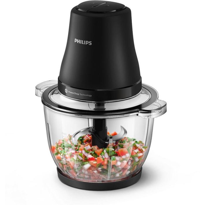 Picadora Philips Negro Acero Inoxidable Plástico 450 W 1 Picadora Philips Negro Acero Inoxidable Plástico 450 W 1