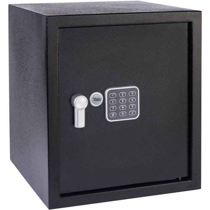 Caja Fuerte con Cerradura Electrónica Yale Negro 40 L 39 x 35 x 36 cm Acero Inoxidable 1 Caja Fuerte con Cerradura Electrónica Yale Negro 40 L 39 x 35 x 36 cm Acero Inoxidable 1