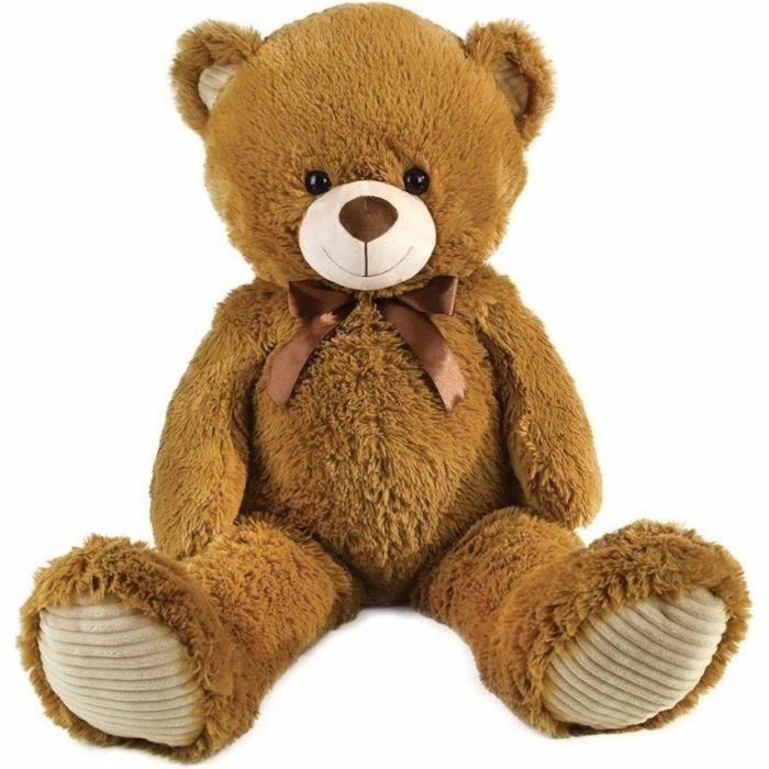 Jemini JEM3298061008739 Oso de Peluche Gigante Marrón con Lazo, Blandito, 100 cm - Planet Pluch 0 Jemini JEM3298061008739 Oso de Peluche Gigante Marrón con Lazo, Blandito, 100 cm - Planet Pluch 0