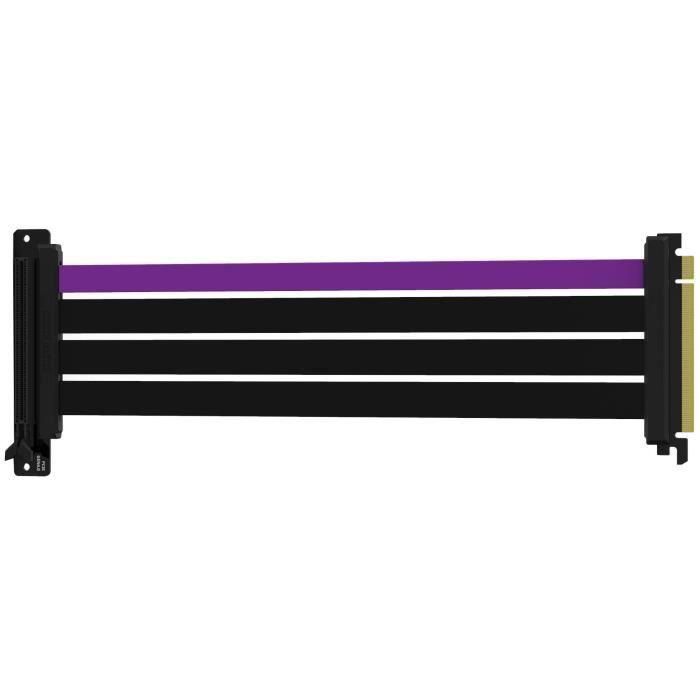 Cable elevador PCIe 4.0 X16 COOLER MASTER - 300 mm (MCA-U000C-KPCI40-300) Cable elevador PCIe 4.0 X16 COOLER MASTER - 300 mm (MCA-U000C-KPCI40-300)
