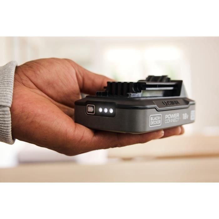 Batería de 18 V 2 Ah - BLACK&DECKER - BDL2018S-XJ - Con indicador de carga 2