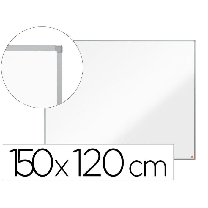 Pizarra Blanca Nobo Essence Acero Lacado 1500x1200 mm