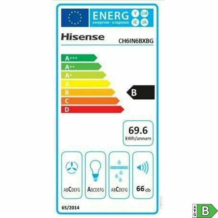 Campana Convencional Hisense CH6IN6BXBG 60 Acero 60 cm 19 Campana Convencional Hisense CH6IN6BXBG 60 Acero 60 cm 19