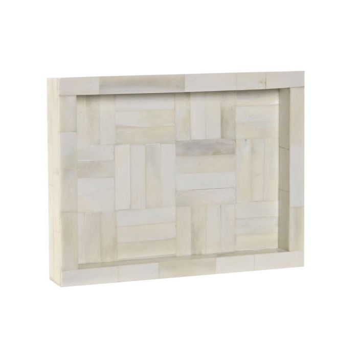 Bandeja Decoracion Colonial DKD Home Decor Crudo 15.5 x 2.8 x 20.4 cm 1