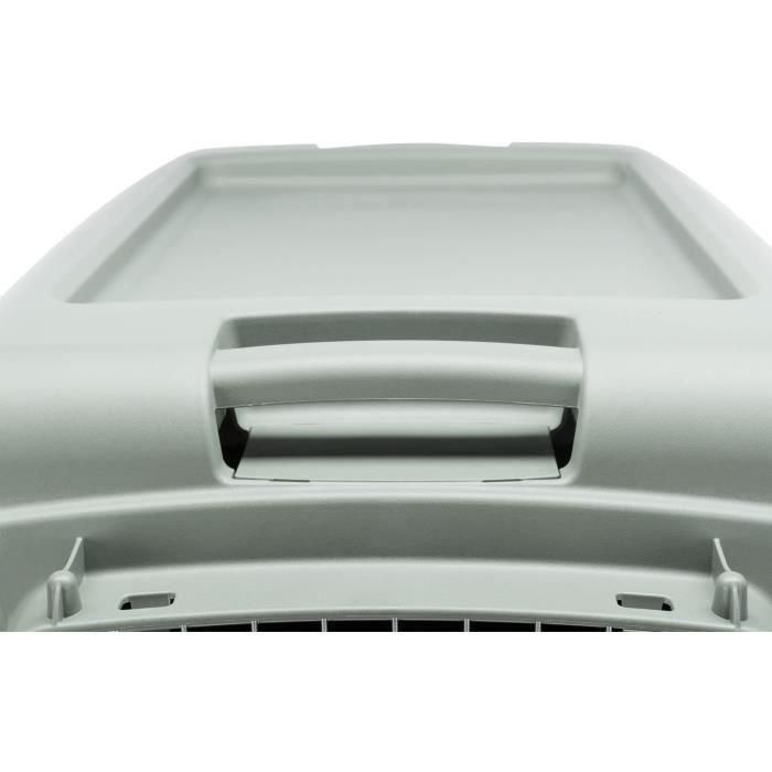 TRIXIE Caja de transporte Giona 5 - Reciclada - M: 60 × 61 × 81 cm - Antracita y gris verdoso 3 TRIXIE Caja de transporte Giona 5 - Reciclada - M: 60 × 61 × 81 cm - Antracita y gris verdoso 3