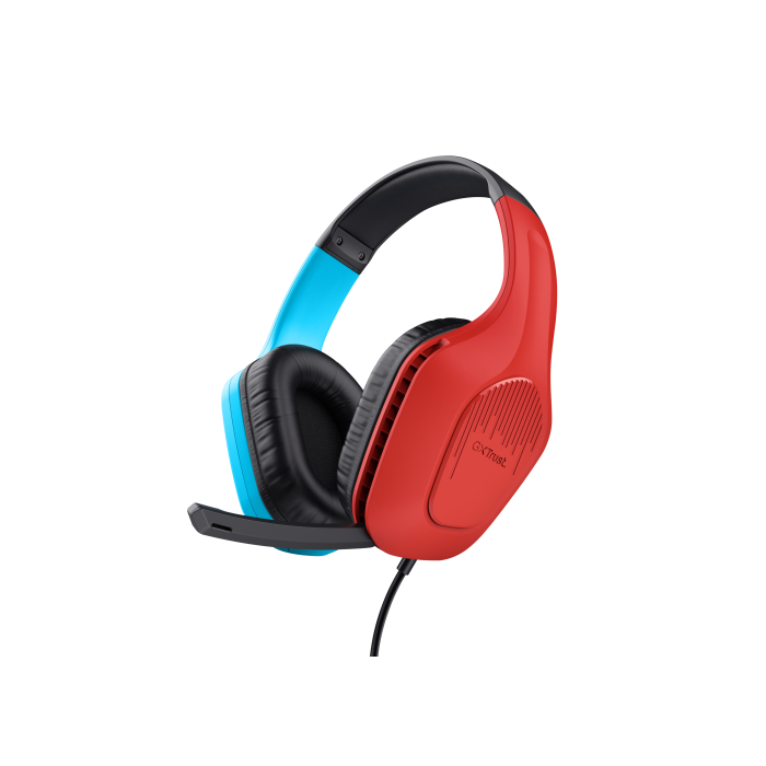 Trust Gaming GXT 416S Zirox Auriculares Gaming con Micrófono Jack 3.5 Azules y Rojos Multiplataforma PS5, PS4, Xbox, Switch, PC 0 Trust Gaming GXT 416S Zirox Auriculares Gaming con Micrófono Jack 3.5 Azules y Rojos Multiplataforma PS5, PS4, Xbox, Switch, PC 0