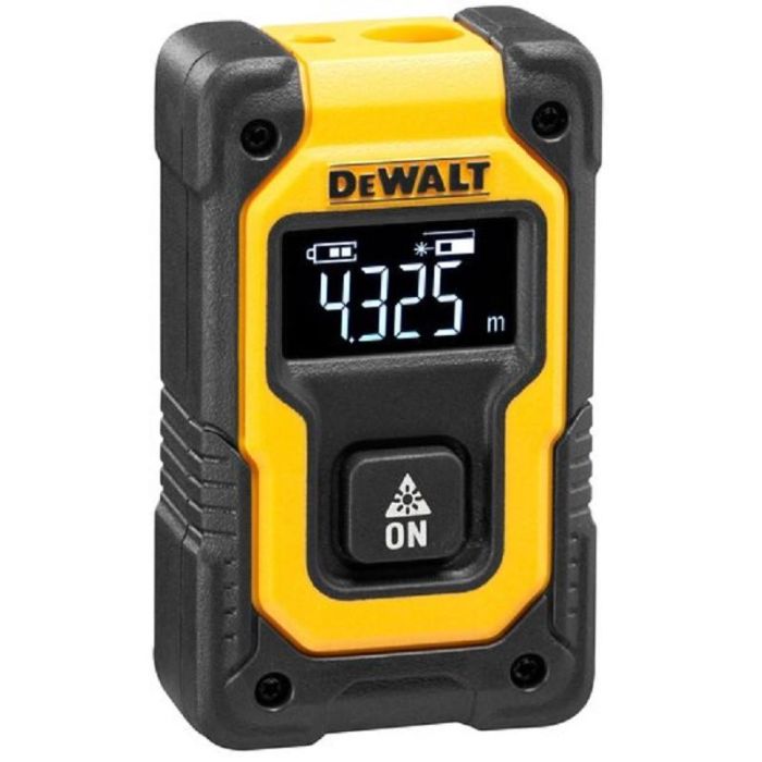 DEWALT DW055PL-XJ Medidor de Distancia Láser de Bolsillo, Mide con Precisión hasta 16 Metros, Compacto para Bricolaje y Profesional
