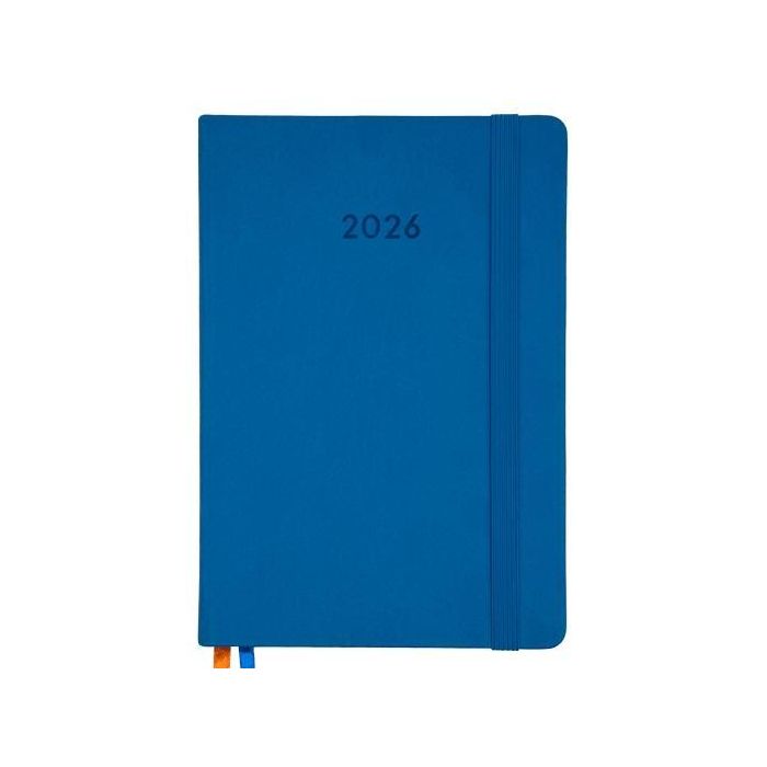 Didex 21Dz Agenda Line 2026 Día Página Azul 14.5x21 cm Papel Ahuesado 70g - V/S/D Misma Página