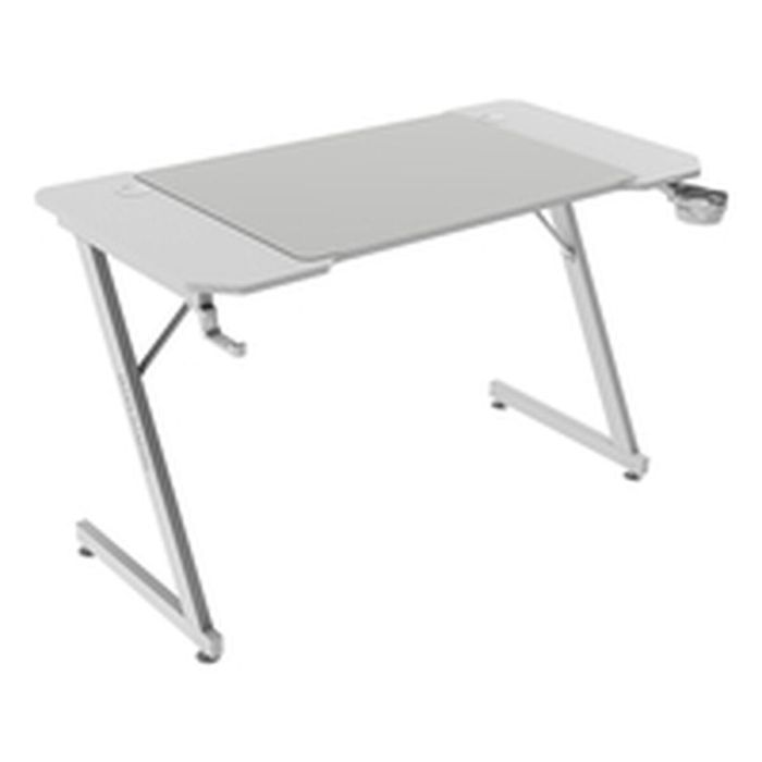 Mesa de Escritorio Gaming Mars Gaming ERGO Blanco 140 x 60 cm 9