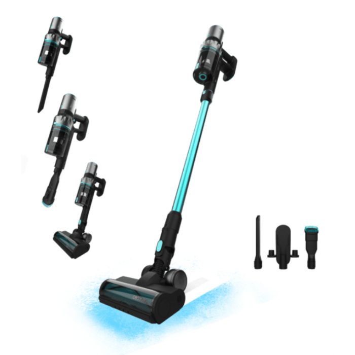 Cecotec A01_EU01_107955 Aspiradora Escoba 2 en 1 Batería Secar Sin Bolsa 400W Negro Ciclónica