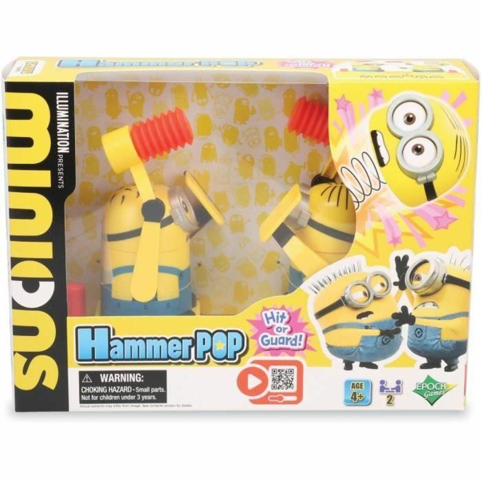 Juego de habilidad - JUEGOS DE ÉPOCA - Minions Hammer POP - ¡Toca la cabeza del Minion y gana el punto!