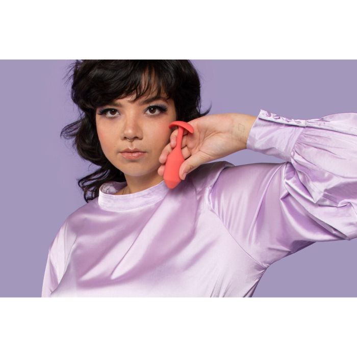 Plug Anal B-Vibe 2 Naranja Coral 3 Plug Anal B-Vibe 2 Naranja Coral 3