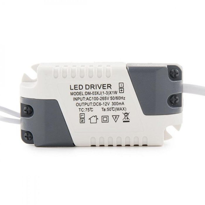 Placa LED 3W 300Lm 6000ºK Cuadrada 40.000H [GR-RDP02-3W-CW] 5