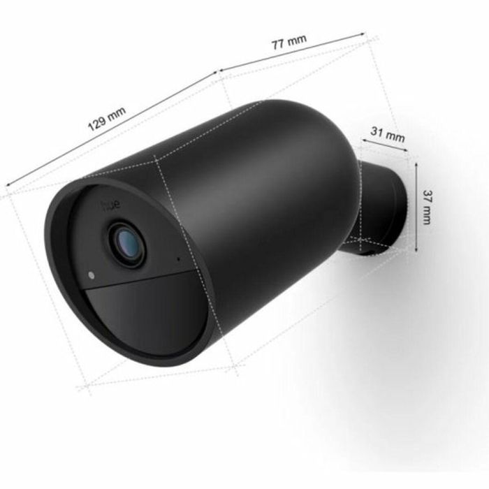 Philips Hue AUC1717895922522 Cámara Inalámbrica Segura HD 1080P para Interior o Exterior con Control por Aplicación, Negra 5 Philips Hue AUC1717895922522 Cámara Inalámbrica Segura HD 1080P para Interior o Exterior con Control por Aplicación, Negra 5