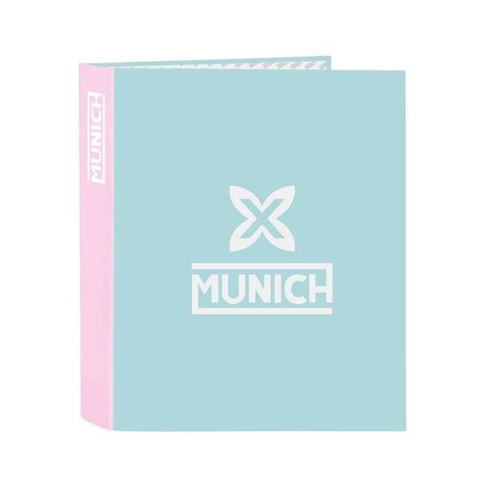 Carpeta de anillas Munich Heaven Azul cielo A4 27 x 33 x 6 cm 2 Carpeta de anillas Munich Heaven Azul cielo A4 27 x 33 x 6 cm 2