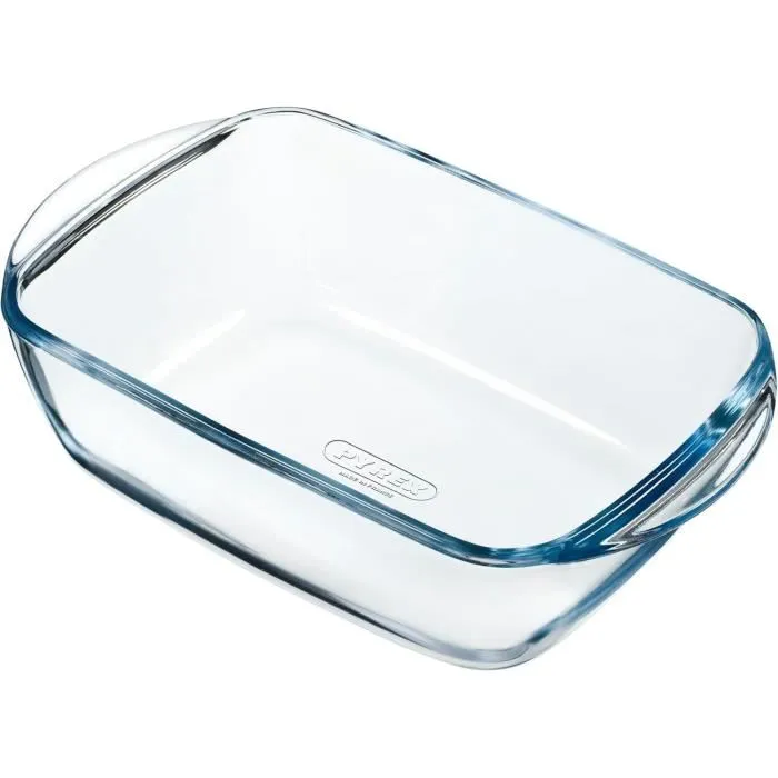 Pyrex Prepware Fuente Rectangular de Vidrio Transparente 23x15 cm - 1.1 L, Resistente a Rayaduras y Apta para Horno, Microondas y Congelador 3