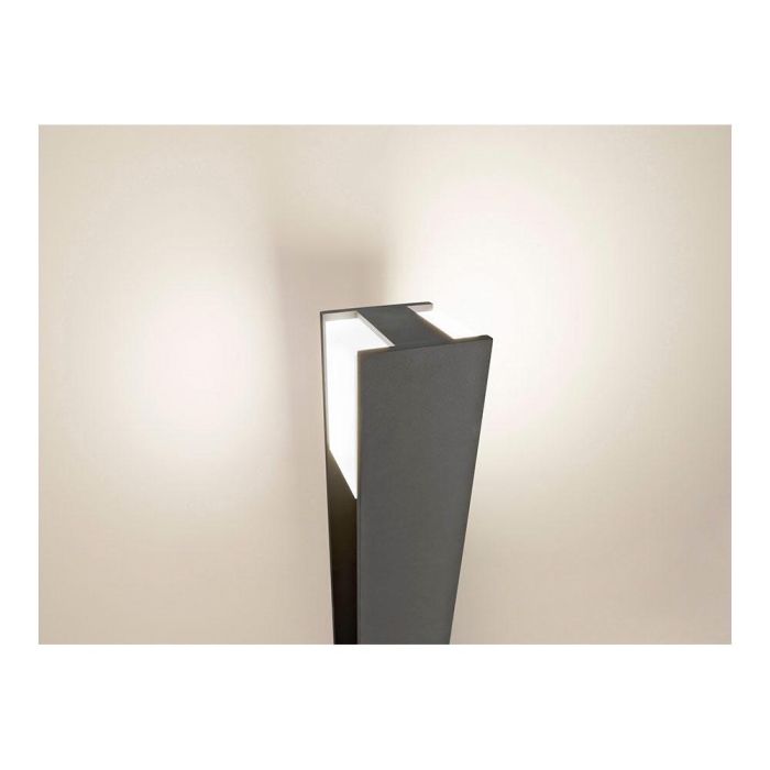 Philips Baliza LED Bridge E27 Antracita IP44 12,1 x 12,1 x 80,2 cm 3