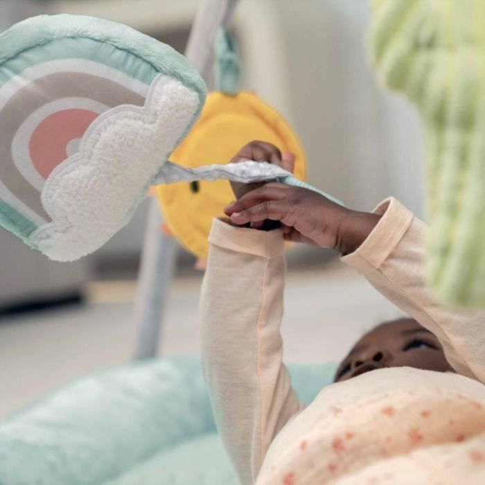 Ingenuity ING0074451129191 Alfombra de Juego Extra Suave para Bebé con 6 Juguetes Sensoriales Desmontables 4