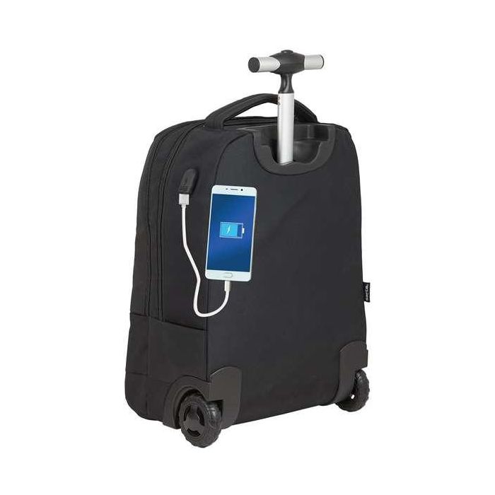 Safta Trolley Portatil 15,6''+Tablet+Usb 47.50x37x21 cm Negro 900D Gucci Nylon + Pvc Leather