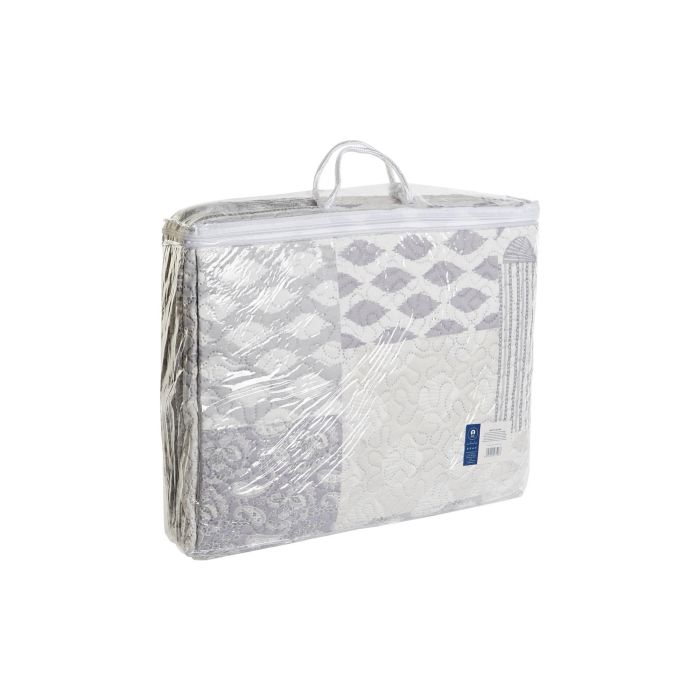 Colcha Cottage DKD Home Decor Beige Gris 270 x 1 x 270 cm 3 Colcha Cottage DKD Home Decor Beige Gris 270 x 1 x 270 cm 3