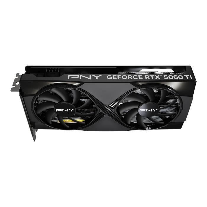 PNY - Tarjeta gráfica - GeForce RTX 5060 Ti - 8 GB - Doble ventilador overclockeado DLSS 4 5