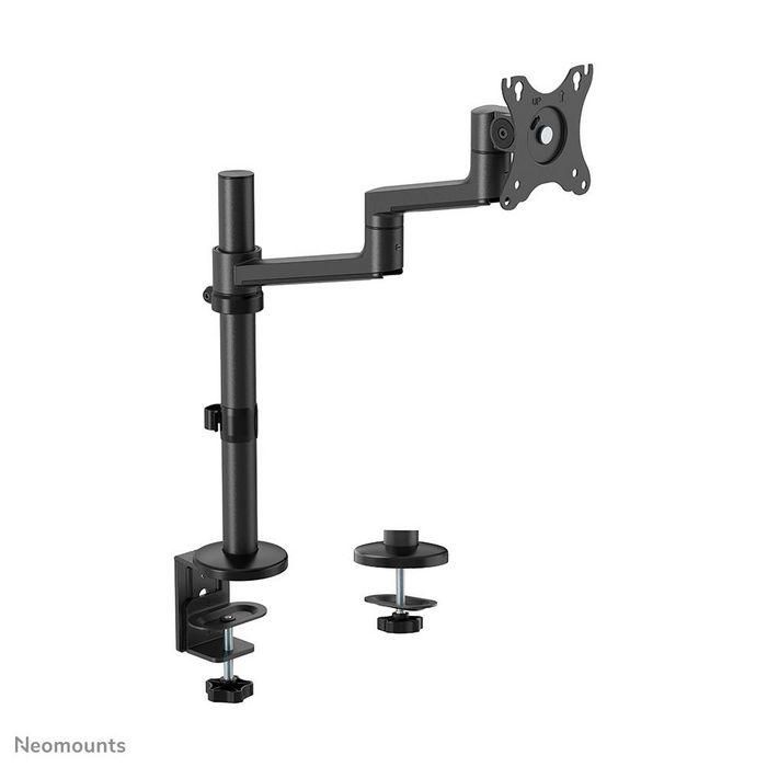 Neomounts Soporte de Escritorio para Monitor/Pantalla, Opciones de Fijación: Abrazadera y Ojal 13