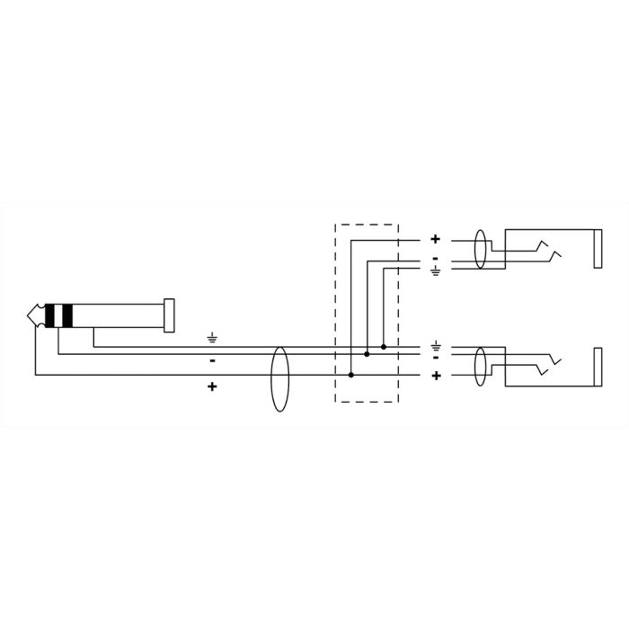 Cable Y Jack Estéreo/2 Mini-Jacks Estéreo Hembra 30 Cm 1