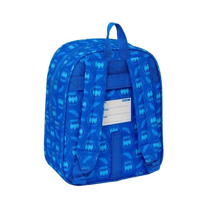 Safta Mochila Guardería Adaptable a Carro Batman Preescolar 22x27x10 cm Niños 3+ Años 1