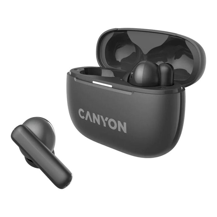 Canyon Auriculares OnGo 10 In-Ear True Wireless Bluetooth 5.3 Llamadas Música Deporte Uso Diario Negro