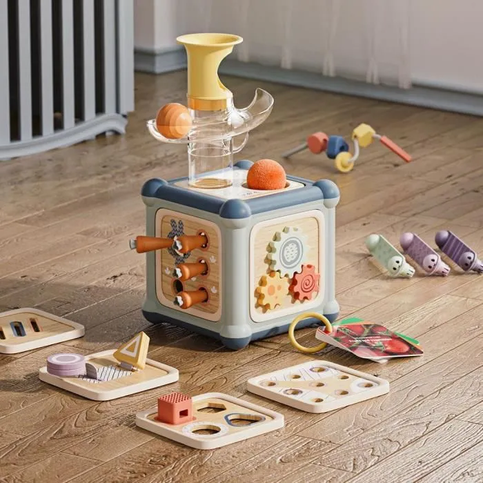 TOP BRIGHT Cubo Multifunción 10 en 1 TOP4260771791200 Motricidad Fina Caras Intercambiables 3 TOP BRIGHT Cubo Multifunción 10 en 1 TOP4260771791200 Motricidad Fina Caras Intercambiables 3